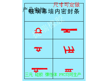 铝塑门窗幕墙密封条 